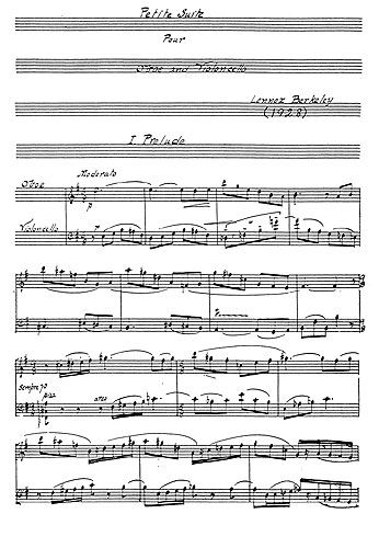 Lennox Berkeley: Petite Suite