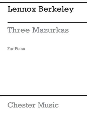 Lennox Berkeley: Three Mazurkas For Piano Op.32 No. 1