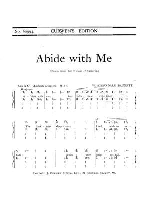 William Sterndale Bennett: Abide With Me