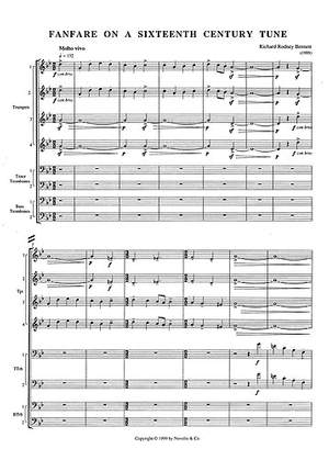 Richard Rodney Bennett: Fanfare On A Sixteenth Century Tune