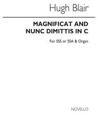 Hugh Blair: Magnificat And Nunc Dimittis In C