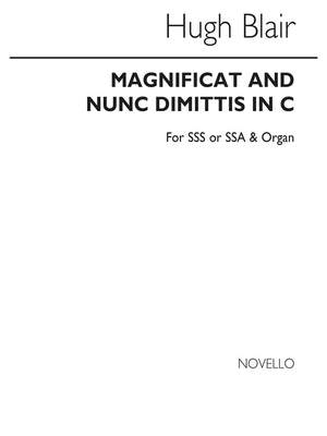 Hugh Blair: Magnificat And Nunc Dimittis In C