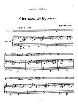 Chanson De Berceau
