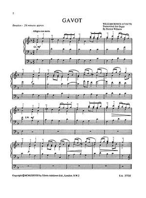 William Boyce: Gavot From Symphony No. 4
