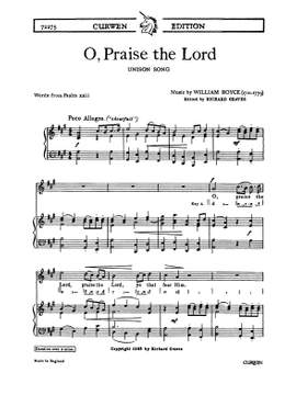 William Boyce: O Praise The Lord