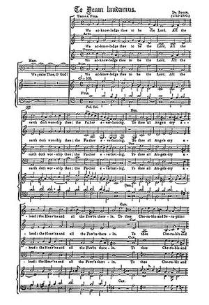 William Boyce: Te Deum And Jubilate In C