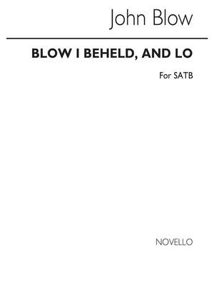 John Blow: I Beheld, And Lo!