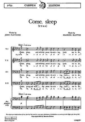Maurice Blower: Come, Sleep