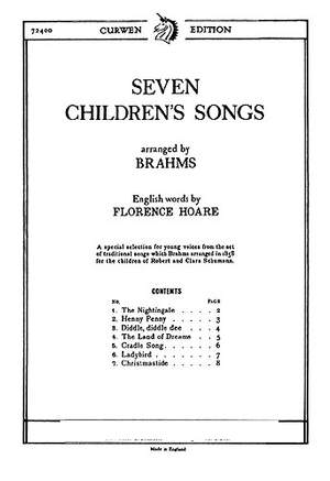 Johannes Brahms: Seven Childrens Songs