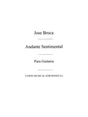 Andante Sentimental (Balaguer) Guitar