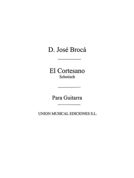 El Cortesano, Schottisch