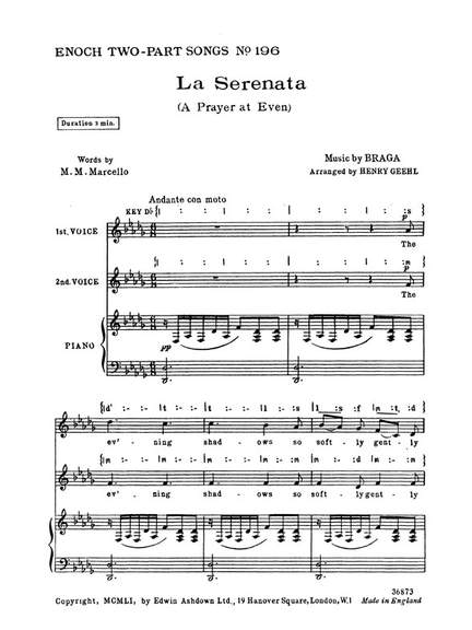 Braga: La Serenata