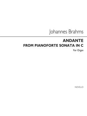 Johannes Brahms: Brahms Andante Organ