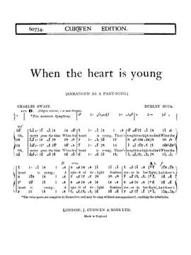 Dudley Buck: When The Heart Is Young