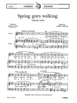 H. Brook: Spring Goes Walking