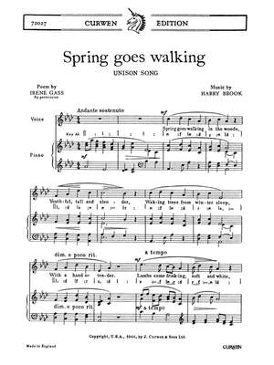 H. Brook: Spring Goes Walking