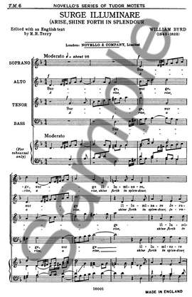 William Byrd: Surge Illuminare Satb/Accomp