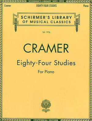 Johann Cramer: 84 Studies for Piano (Bks. I-IV - Complete)