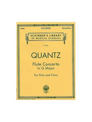 Johann Joachim Quantz: Flute Concerto in G Major