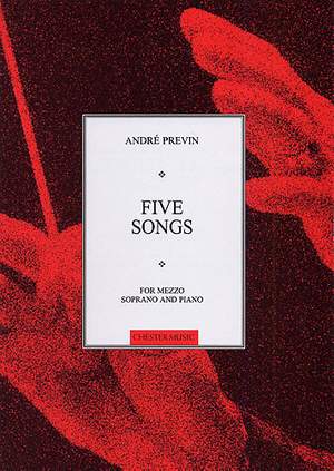 André Previn: Five Songs For Mezzo Soprano And Piano