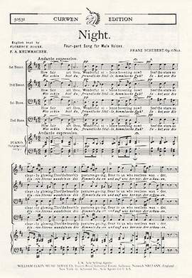 Franz Schubert: Night