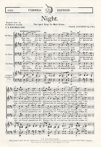 Franz Schubert: Night