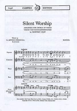 Georg Friedrich Händel: Silent Worship