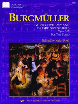 Friedrich Burgmüller: 25 Easy & Progressive Studies Op.100 (piano)