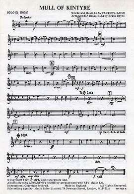 Paul McCartney: Mull Of Kintyre For Brass Band