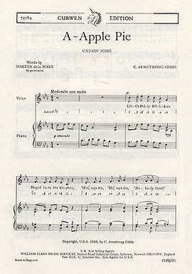 Cecil Armstrong Gibbs: A-Apple Pie