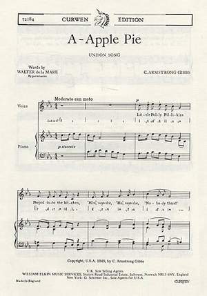 Cecil Armstrong Gibbs: A-Apple Pie