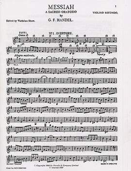 Messiah - A Sacred Oratorio