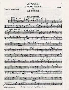 Georg Friedrich Händel: Messiah - A Sacred Oratorio