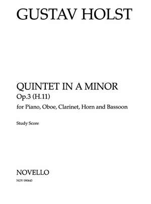 Gustav Holst: Quintet In A Minor