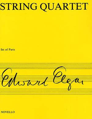Edward Elgar: String Quartet Op.83: Parts