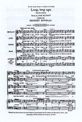 Herbert Howells: Long, Long Ago