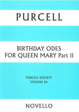 Henry Purcell: Purcell Society Volume 24