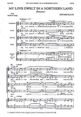 Edward Elgar: My Love Dwelt In A Northern Land (SATB)