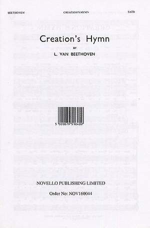 Ludwig van Beethoven: Creation's Hymn (SATB)