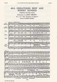 John Benet: All Creatures Now Are Merry Minded