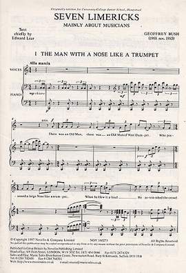 Edward Lear_Geoffrey Bush: Seven Limericks Mainly about Musicians