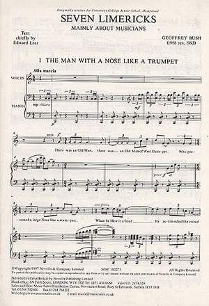 Edward Lear_Geoffrey Bush: Seven Limericks Mainly about Musicians