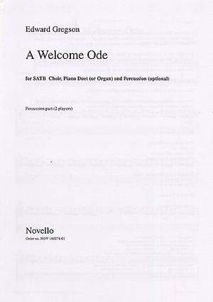 Edward Gregson: A Welcome Ode (Percussion Part)