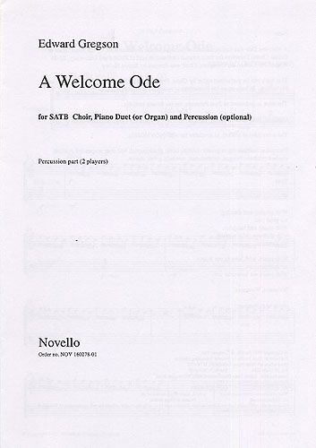 Edward Gregson: A Welcome Ode (Percussion Part)