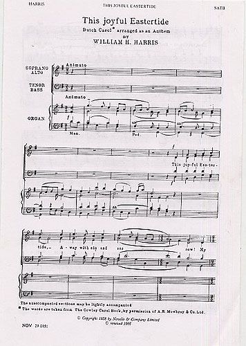 Sir William Henry Harris: This Joyful Eastertide
