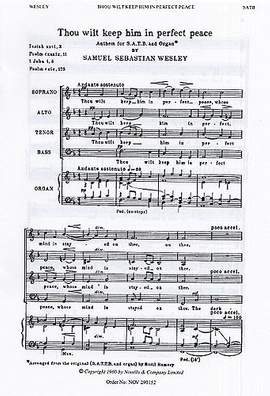 Samuel Wesley: Thou Wilt Keep Him