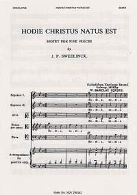 Jan Pieterszoon Sweelinck: Hodie Christus Natus Est (Squire)