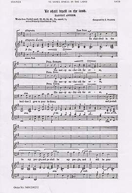 Sir John Stainer: Ye Shall Dwell In The Land
