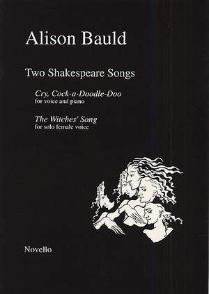 Alison Bauld: Bauld Alison Two Shakespeare Songs Vce/pf