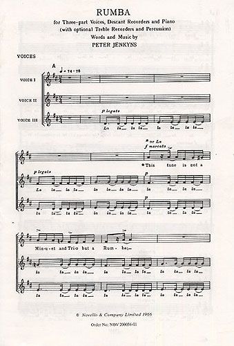 Peter Jenkyns: Rumba